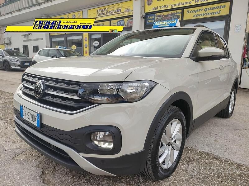 Beige Usata 2023 VW T-Cross Style SUV | 18.950 € (Buon prezzo) - Immagine 1/4