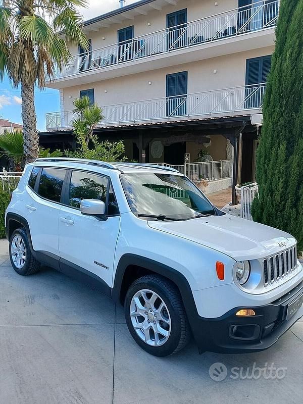 Bianco Usata 2018 Jeep Renegade Limited SUV | 13.900 € (Buon prezzo) - Immagine 1/4