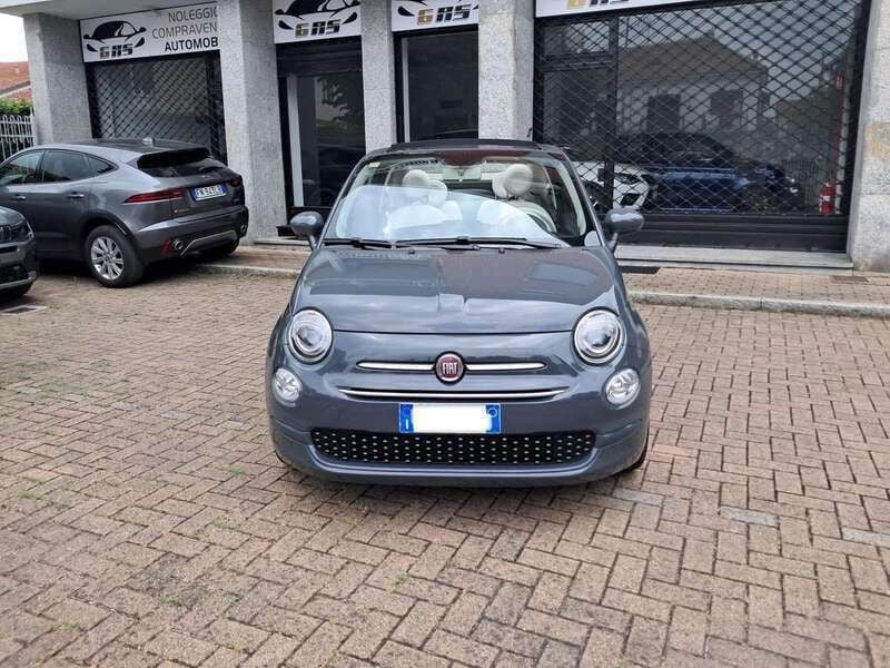 Grigio Usata 2019 Fiat 500C Lounge Cabrio | 9999 € (Super prezzo) - Immagine 1/4