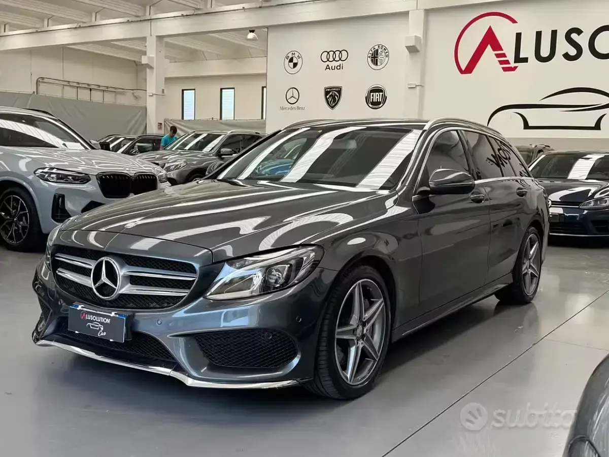 Usata Mercedes C250 Premium 204 CV (150 kW) 2016 Grigio Station wagon