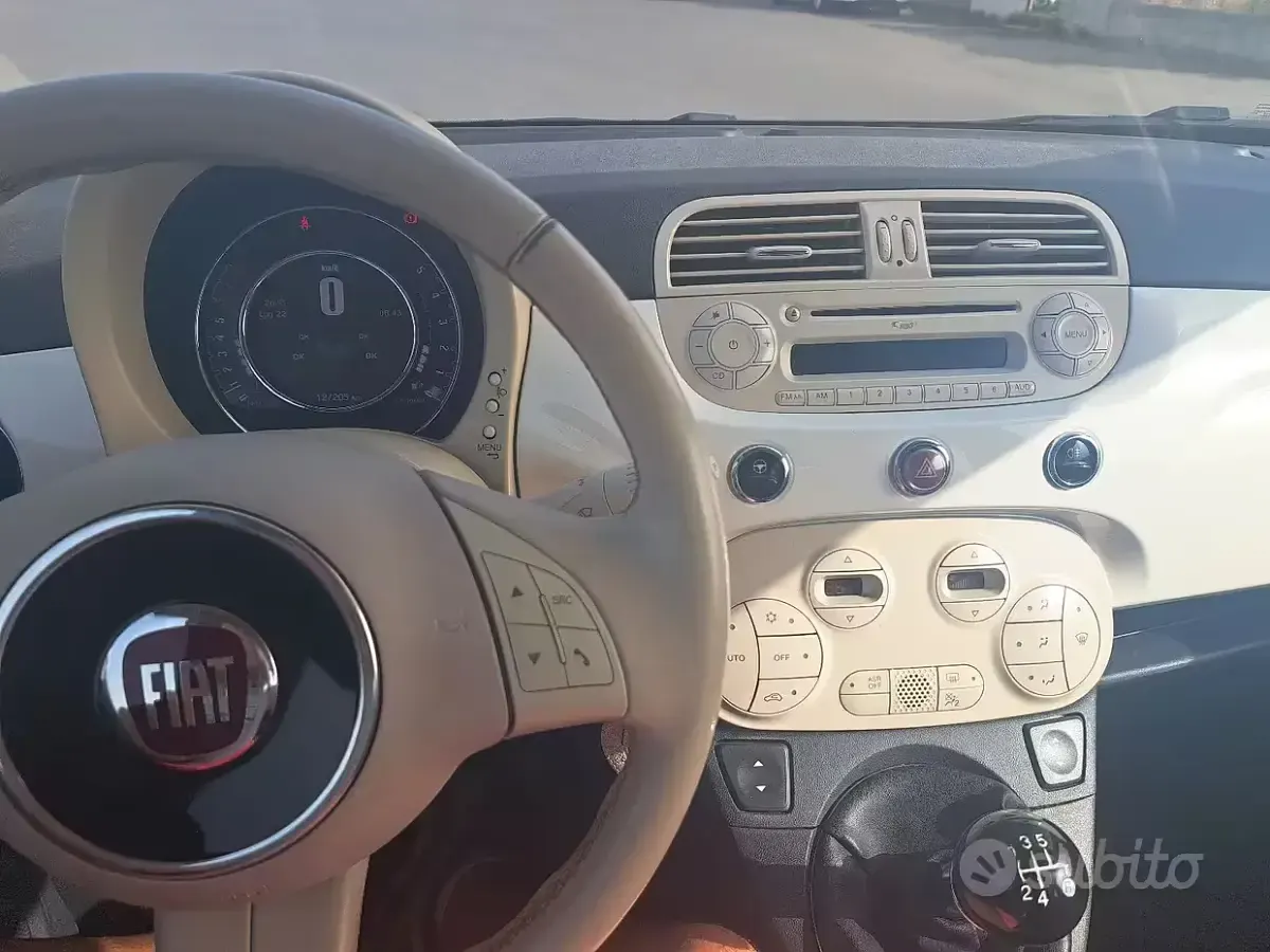 Usata Fiat 500C 69 CV (50 kW) 2016 Bianco Cabrio