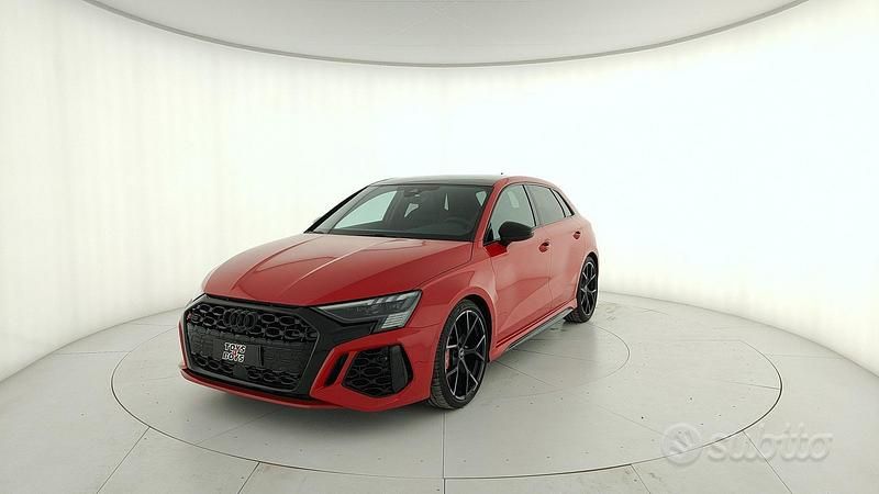 Usata Audi RS3 Sportback Design 2023 Rosso Utilitaria