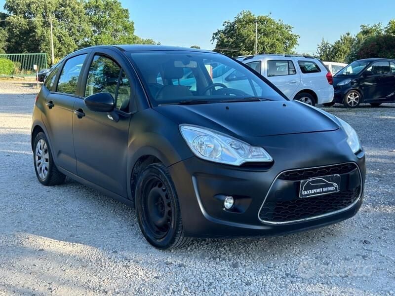 Usata Citroën C3 Exclusive 95 CV (69 kW) 2012 Nero Utilitaria