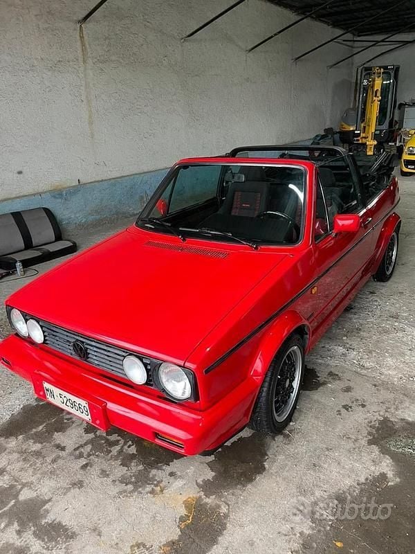 Usata VW Golf Cabriolet Sportline 1991 Rosso Cabrio