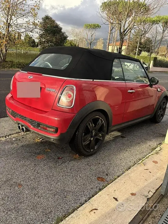 Usata Mini Cooper S Cabriolet 184 CV (135 kW) 2012 Rosso Cabrio