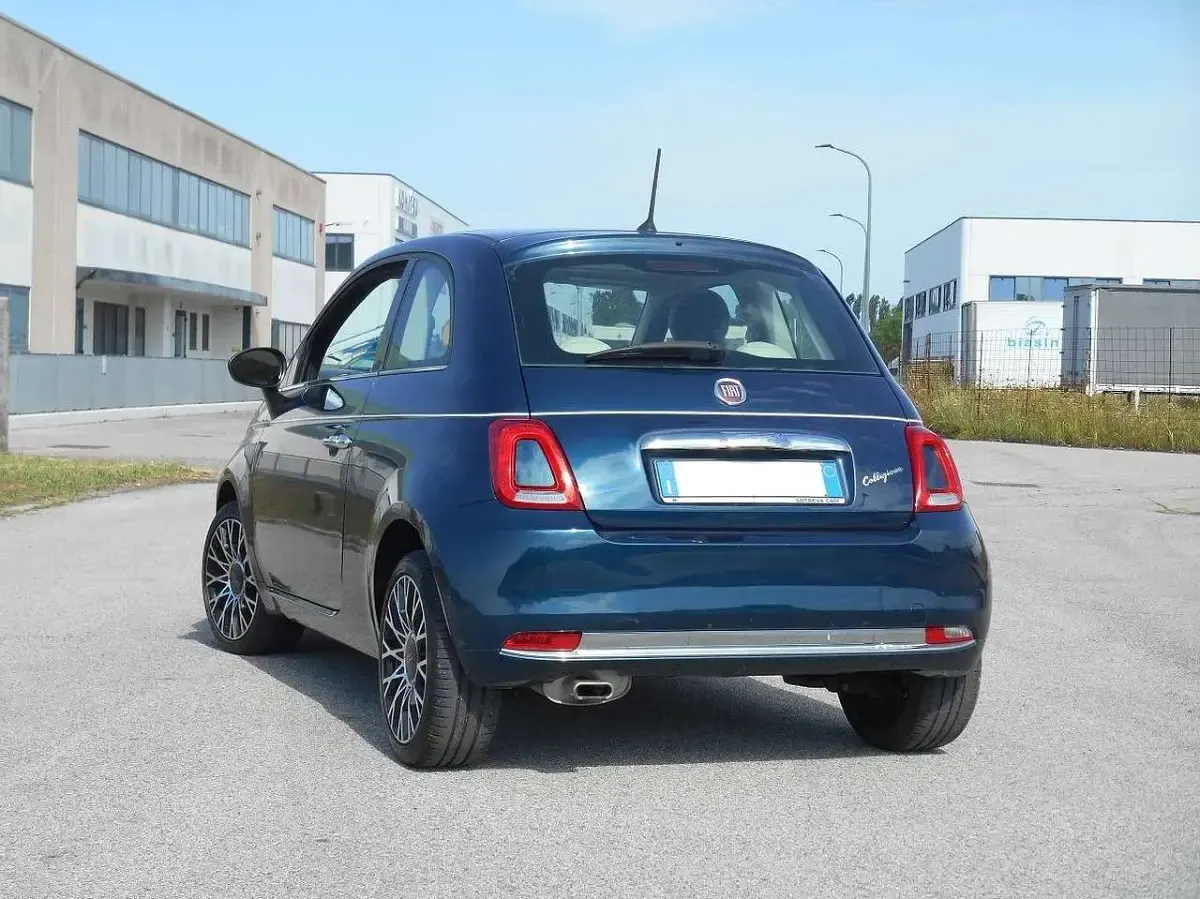 Usata Fiat 500 Collezione 69 CV (50 kW) 2018 Blu/azzurro Utilitaria