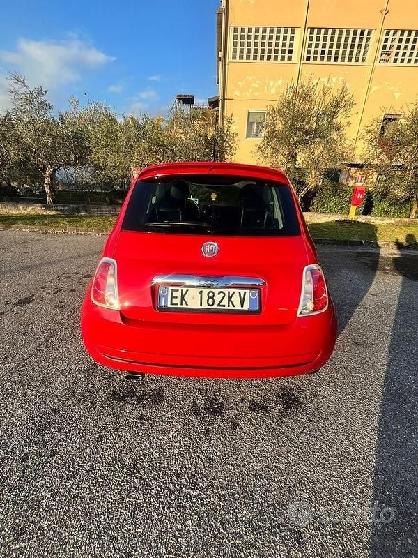 Usata Fiat 500 85 CV (62 kW) 2011 Rosso Berlina