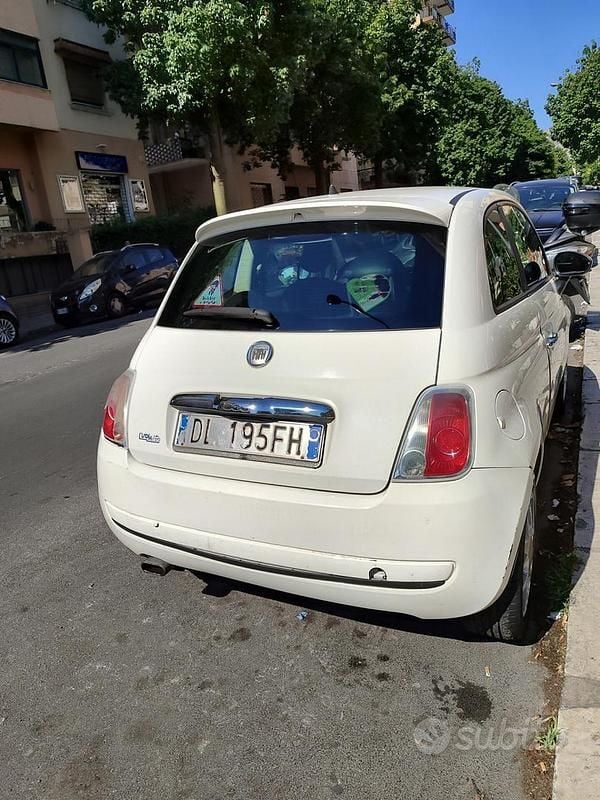 Usata Fiat 500 Pop 69 CV (50 kW) 2008 Bianco Berlina
