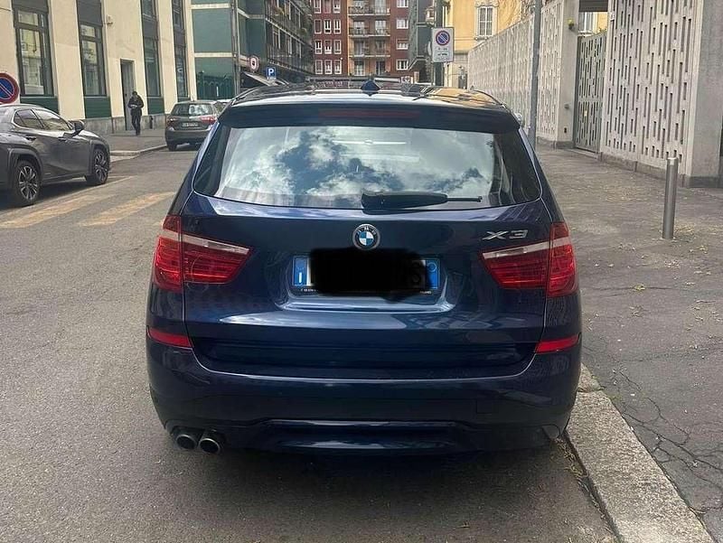 Usata BMW X3 Advantage 249 CV (183 kW) 2017 Blu/azzurro SUV