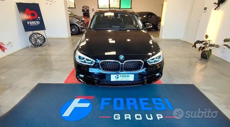Usata BMW 118 Sport Line 150 CV (110 kW) 2016 Nero met Utilitaria