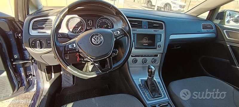 Usata VW Golf VII 130 CV (95 kW) 2015 Blu Berlina