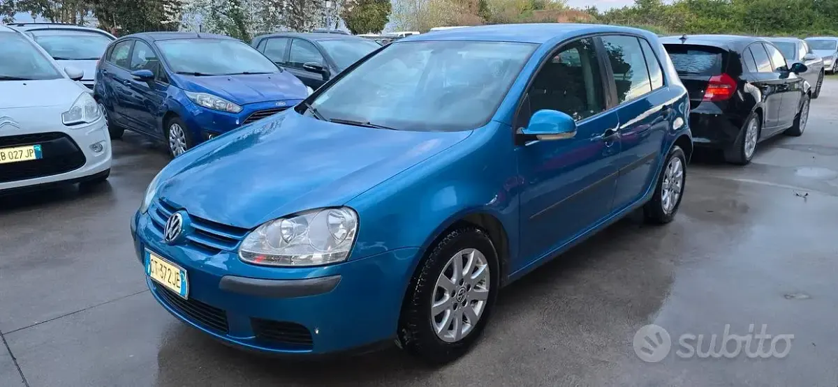 Usata VW Golf Plus Cross Comfortline 105 CV (77 kW) 2005 Blu Berlina