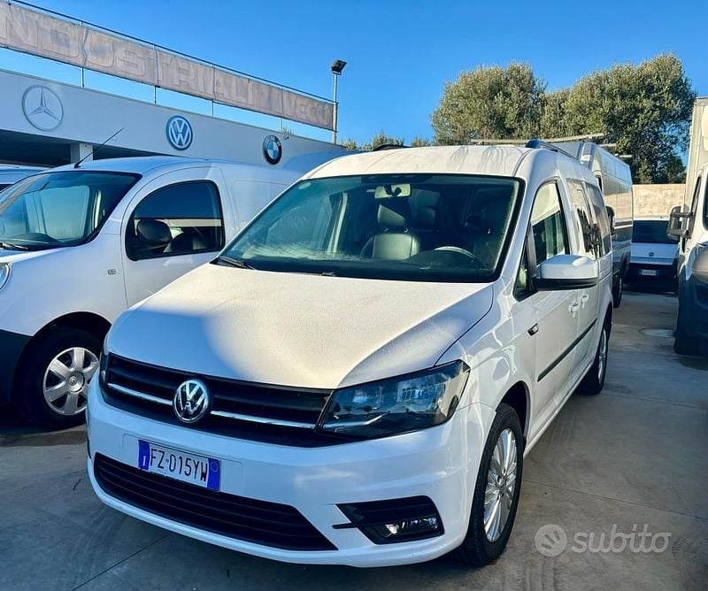 Usata VW Caddy 150 CV (110 kW) 2020 Bianco Monovolume