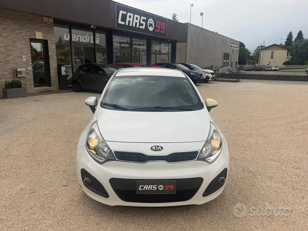 Usata Kia Rio 90 CV (66 kW) 2014 Bianco Berlina