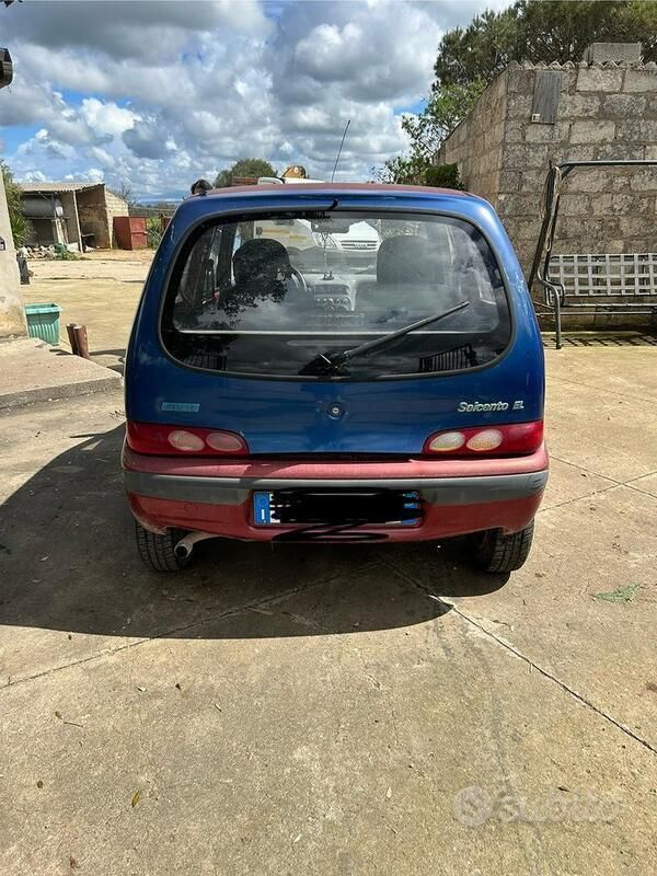 Usata Fiat 600 2001 Rosso Berlina