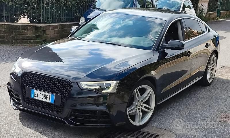 Usata Audi A5 177 CV (130 kW) 2014 Nero Coupé