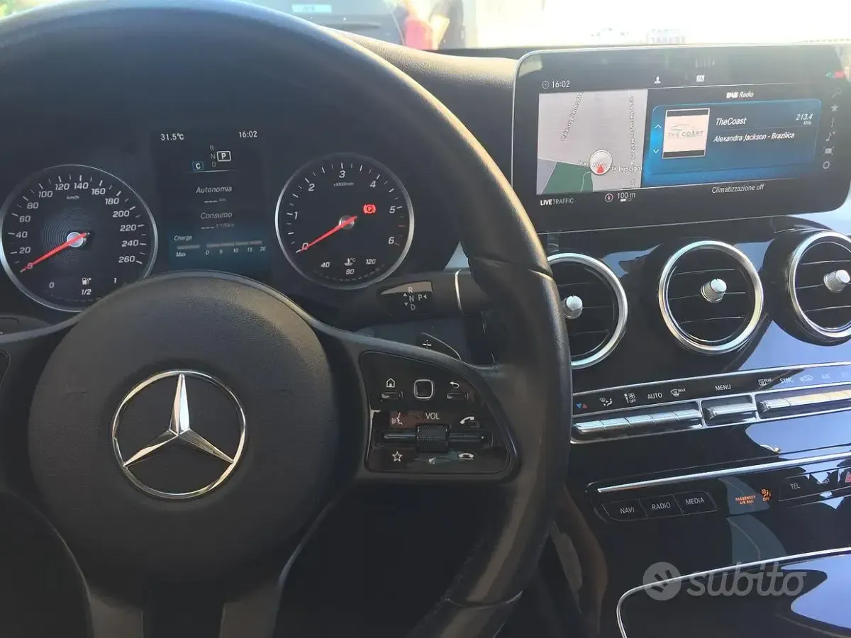 Usata Mercedes C180 122 CV (89 kW) 2019 Grigio Station wagon