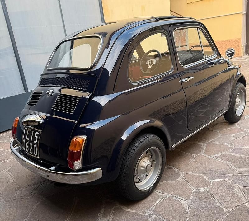 Usata Fiat 500 1970 Blu Utilitaria