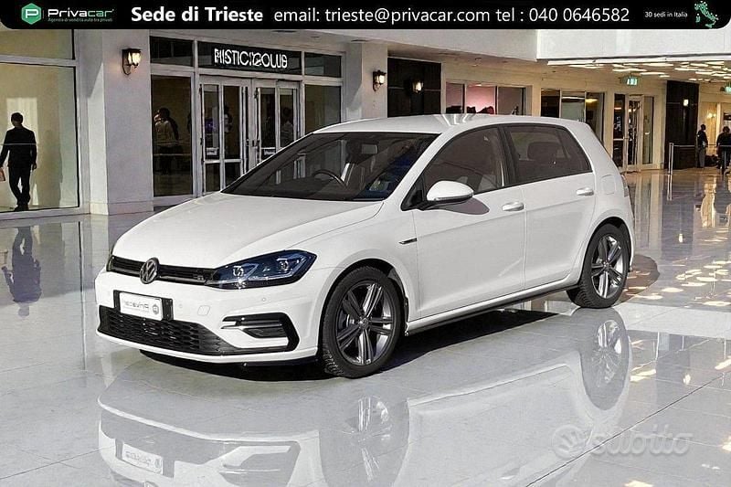 Usata VW Golf VII Sport 150 CV (110 kW) 2019 Bianco Berlina