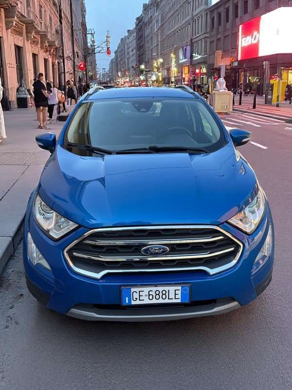 Usata Ford Ecosport Titanium S 125 CV (91 kW) 2021 Blu/azzurro SUV