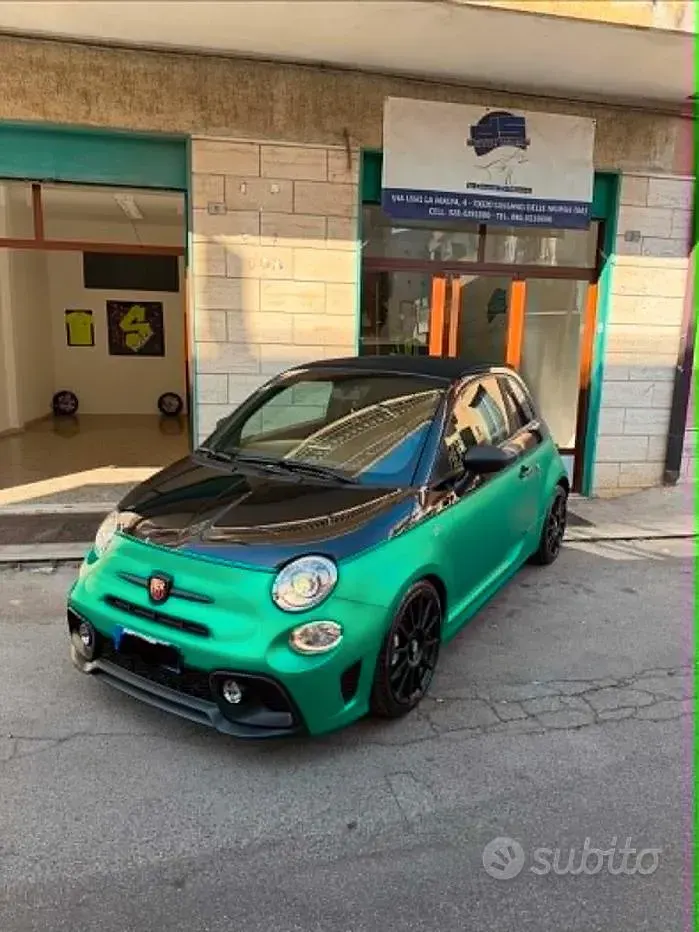 Usata Abarth 595C Competizione 180 CV (132 kW) 2018 Nero Cabrio