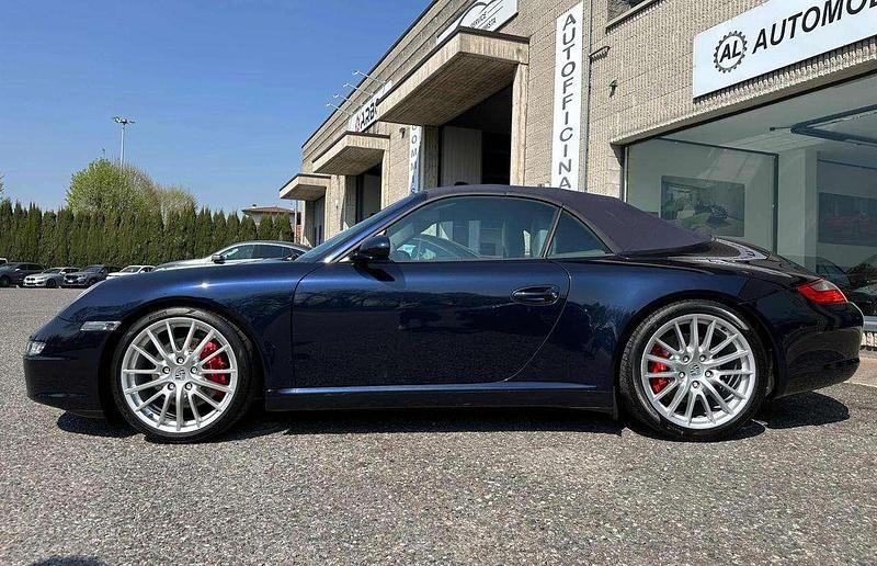 Usata Porsche 911 Carrera S Cabriolet 355 CV (261 kW) 2006 Blu Cabrio