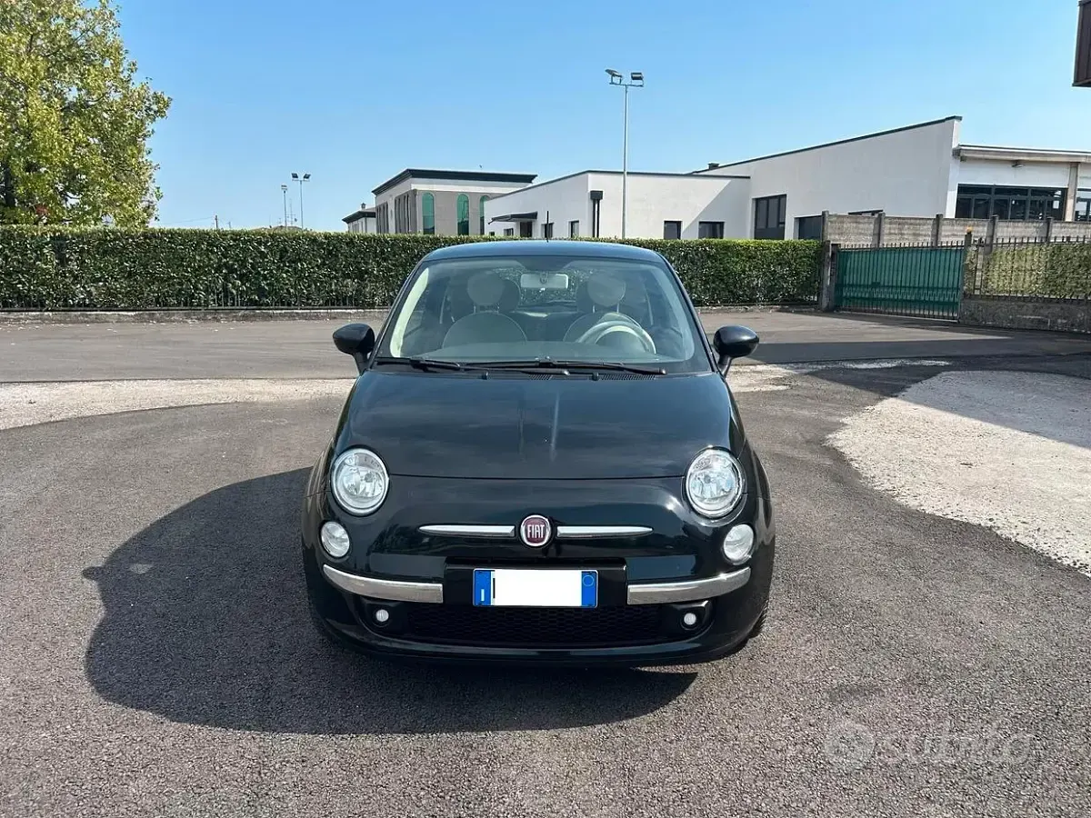 Usata Fiat 500 Lounge 69 CV (50 kW) 2014 Nero Berlina
