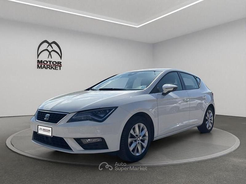 Usata Seat Leon Style 131 CV (96 kW) 2020 Bianco Berlina