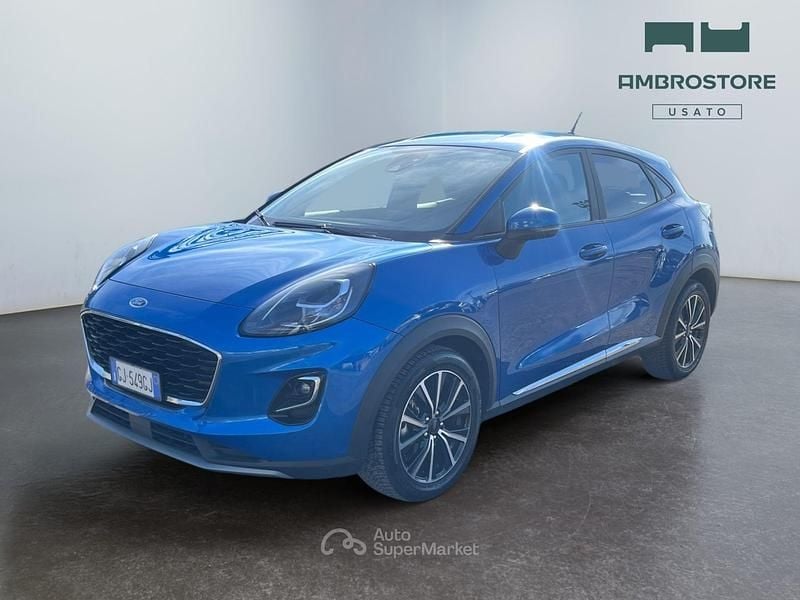 Usata Ford Puma Titanium S 125 CV (91 kW) 2022 Desert island blue SUV