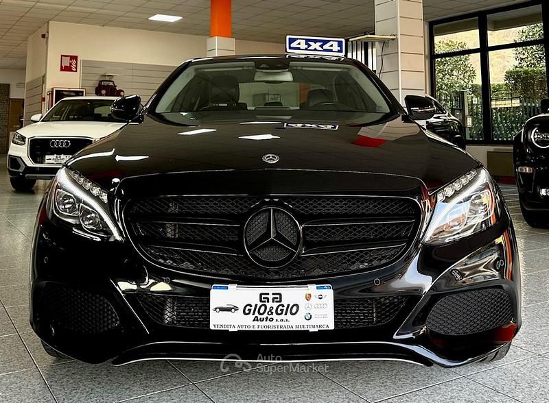 Usata Mercedes C220 170 CV (125 kW) 2018 Nero Berlina