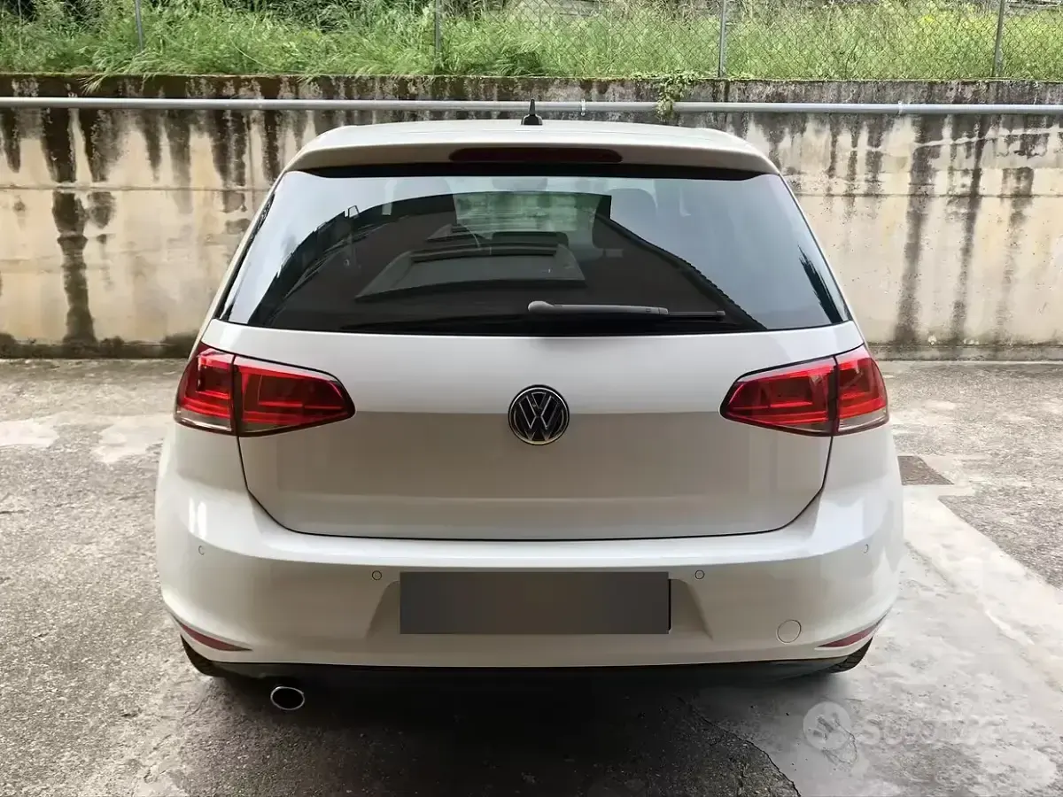 Usata VW Golf VII Allstar 110 CV (80 kW) 2017 Bianco Berlina