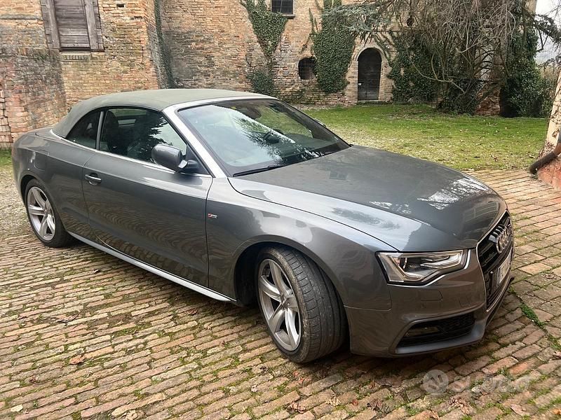 Usata Audi A5 Cabriolet 190 CV (139 kW) 2014 Grigio Cabrio