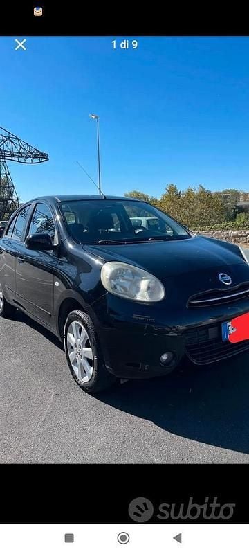 Usata Nissan Micra 80 CV (58 kW) 2012 Nero Berlina