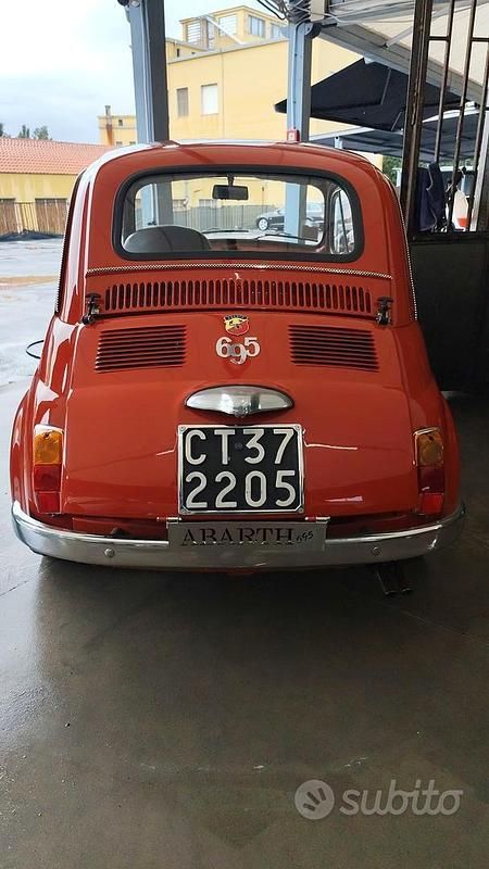 Usata Fiat 500 Abarth 1960 Rosso Berlina