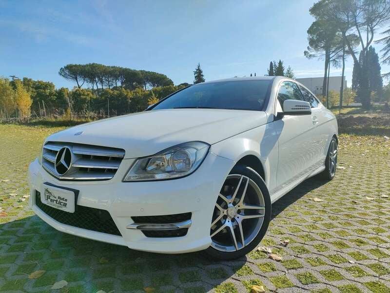 Bianco Usata 2012 Mercedes C180 Avantgarde Coupé | 10.990 € (Super prezzo) - Immagine 1/4