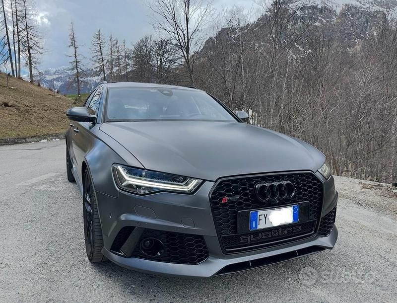 Usata Audi RS6 Ambiente 560 CV (411 kW) 2015 Grigio Station wagon