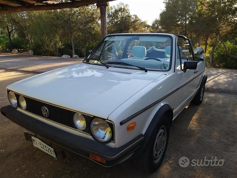Usata VW Golf Cabriolet 1985 Bianco Cabrio