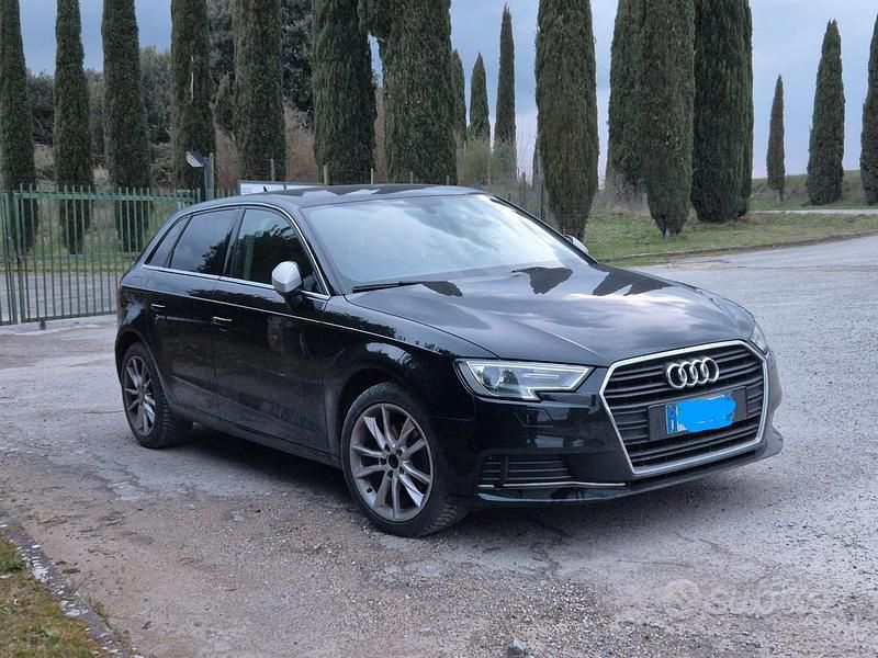 Usata Audi A3 Ambiente 116 CV (85 kW) 2017 Nero Berlina