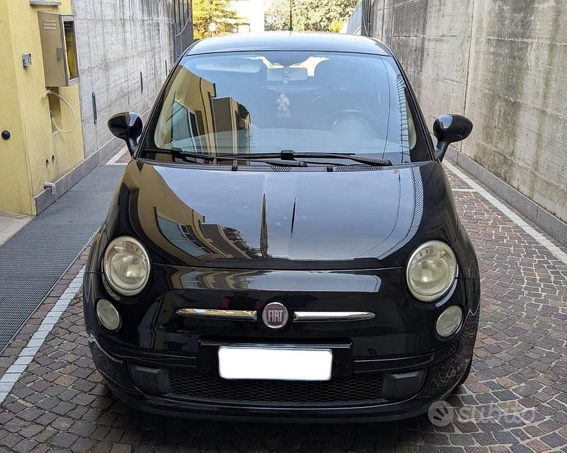 Usata Fiat 500 Lounge 69 CV (50 kW) 2010 Nero Berlina