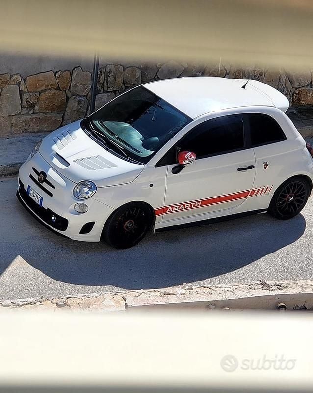 Usata Abarth 500 2008 Bianco Berlina