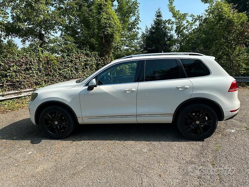 Usata VW Touareg Terrain Tech 245 CV (180 kW) 2014 Bianco SUV