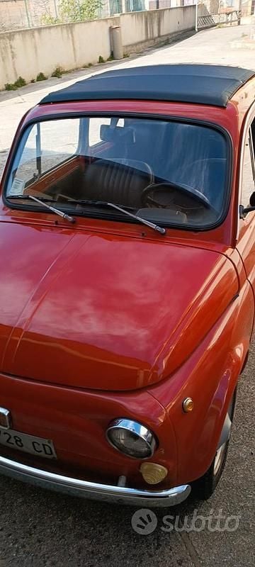 Usata Fiat 500 1960 Rosso Utilitaria
