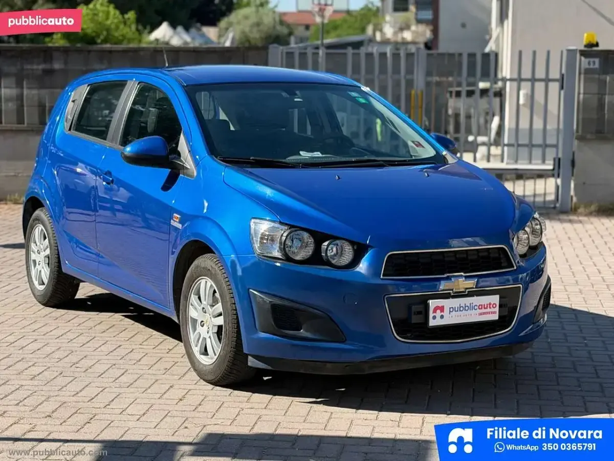 Usata Chevrolet Aveo LS 86 CV (63 kW) 2013 Blu/azzurro Berlina