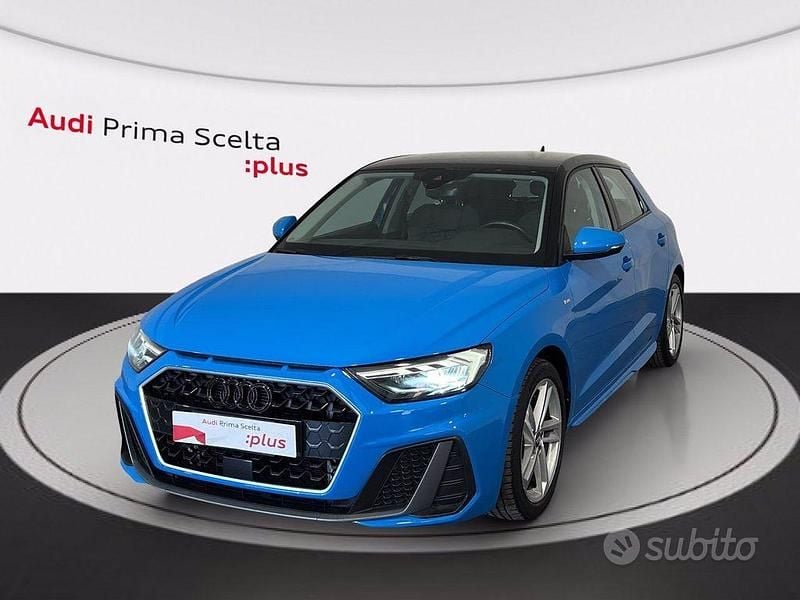 Blu Usata 2020 Audi A1 Sportback S-Line Utilitaria | 19.900 € (Buon prezzo) - Immagine 1/4