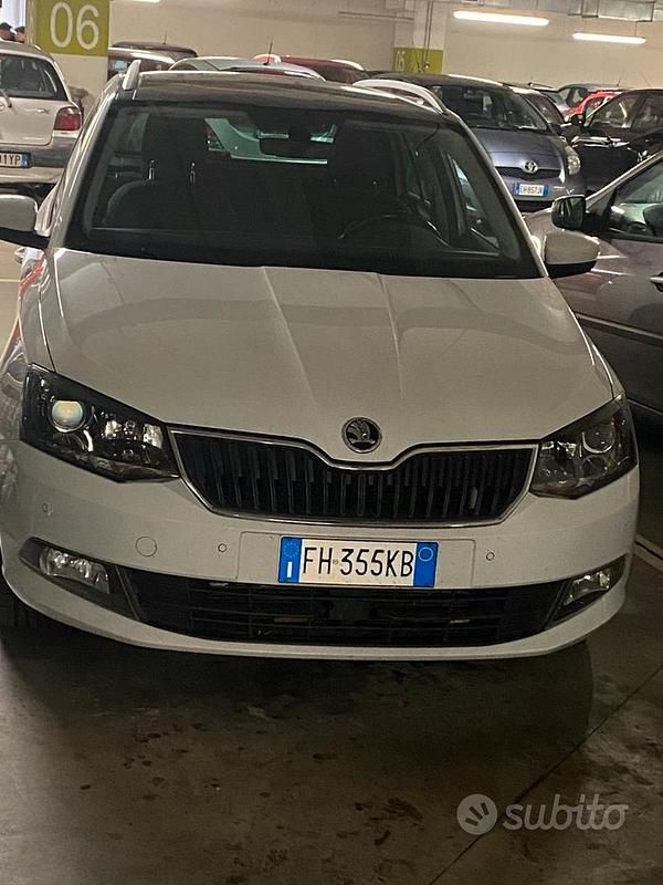 Usata Skoda Fabia 60 CV (44 kW) 2017 Bianco Berlina