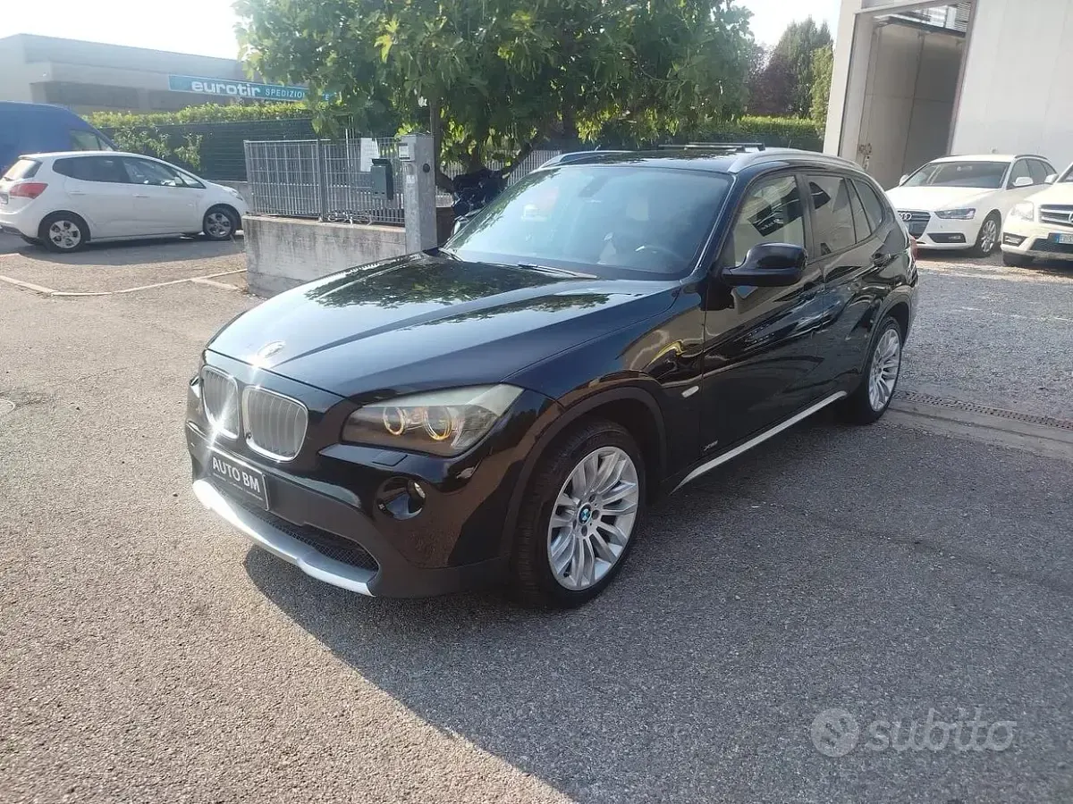 Usata BMW X1 Advantage 177 CV (130 kW) 2009 Nero SUV