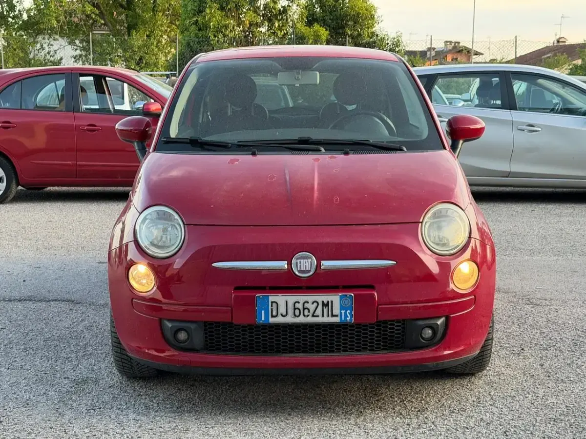 Usata Fiat 500 Pop 75 CV (55 kW) 2008 Rosso Berlina