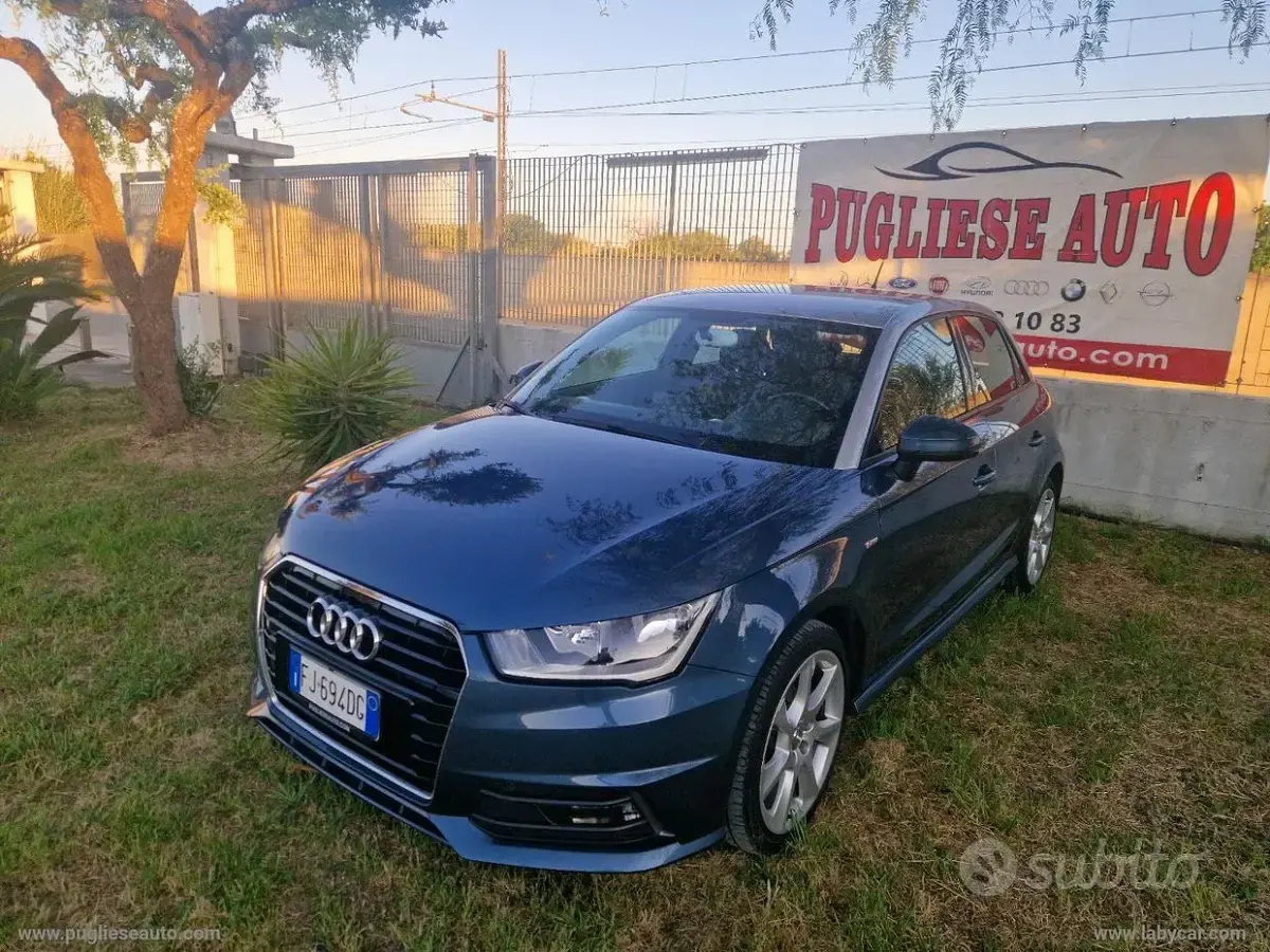 Käytetty Audi A1 S-Line 90 HP (66 kW) 2017 Sininen Viistoperä