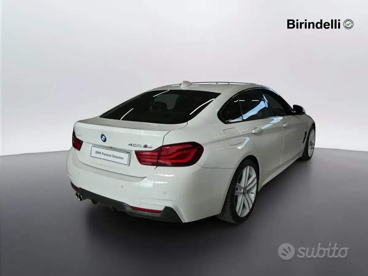 Usata BMW 420 Gran Coupé M Sport 190 CV (139 kW) 2020 Alpin white pastello Coupé