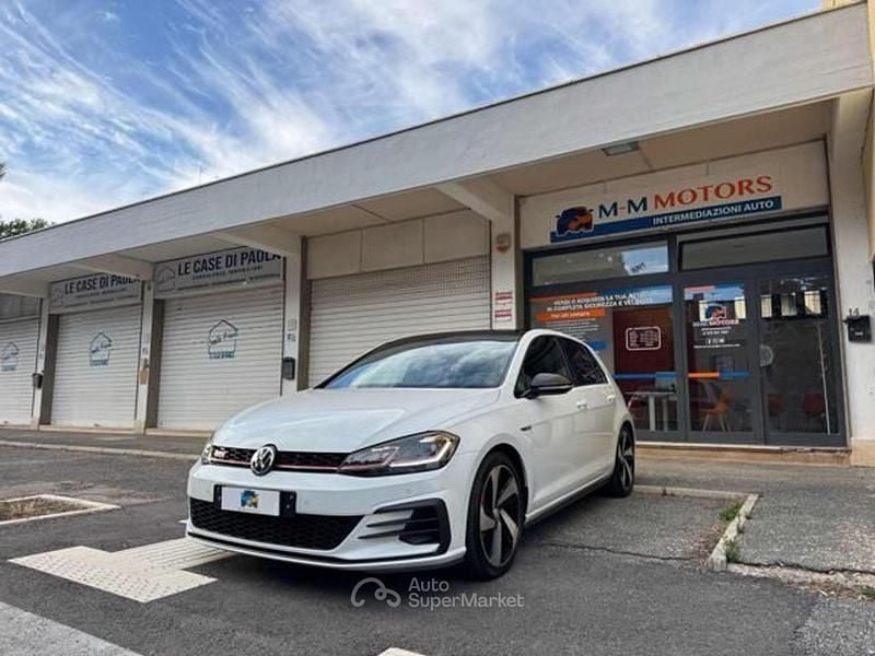 Usata VW Golf VII GTI 245 CV (180 kW) 2018 Bianco Berlina